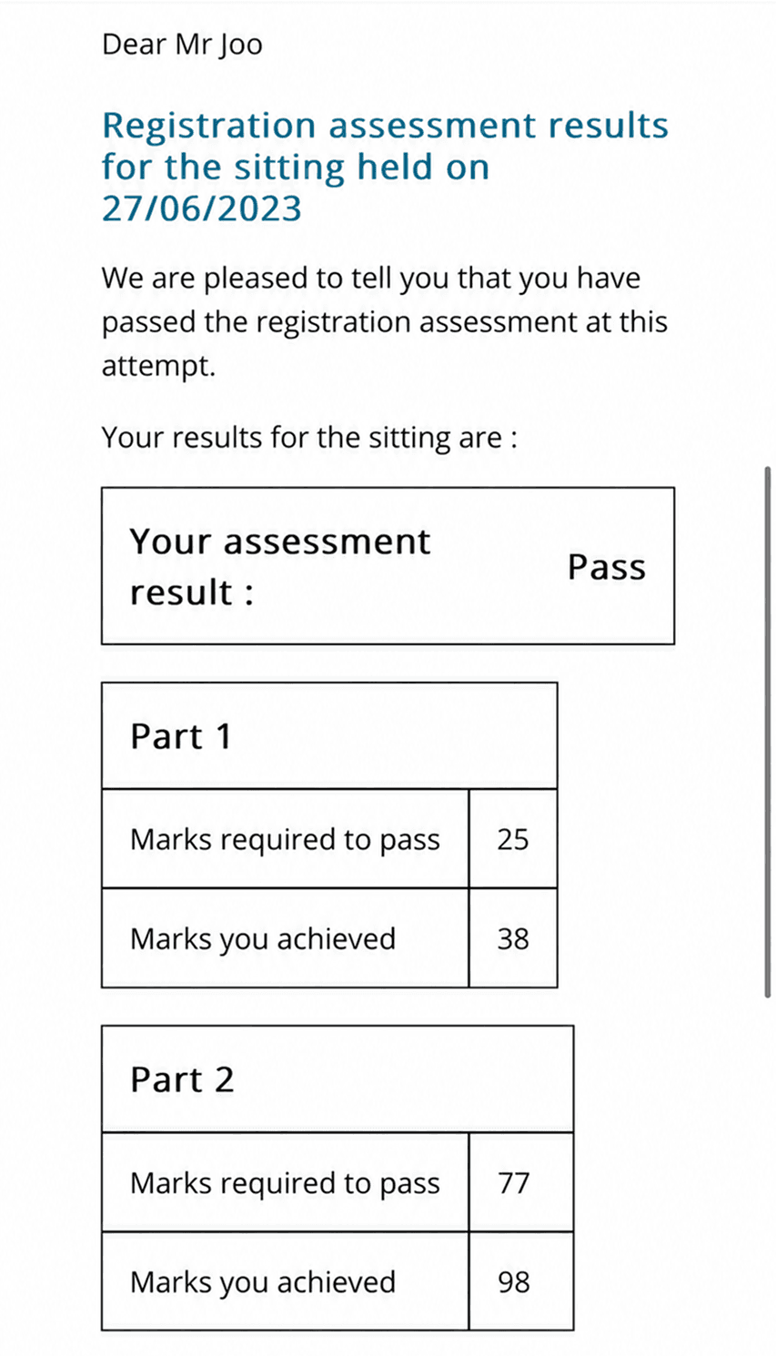 GPhC Exam Results