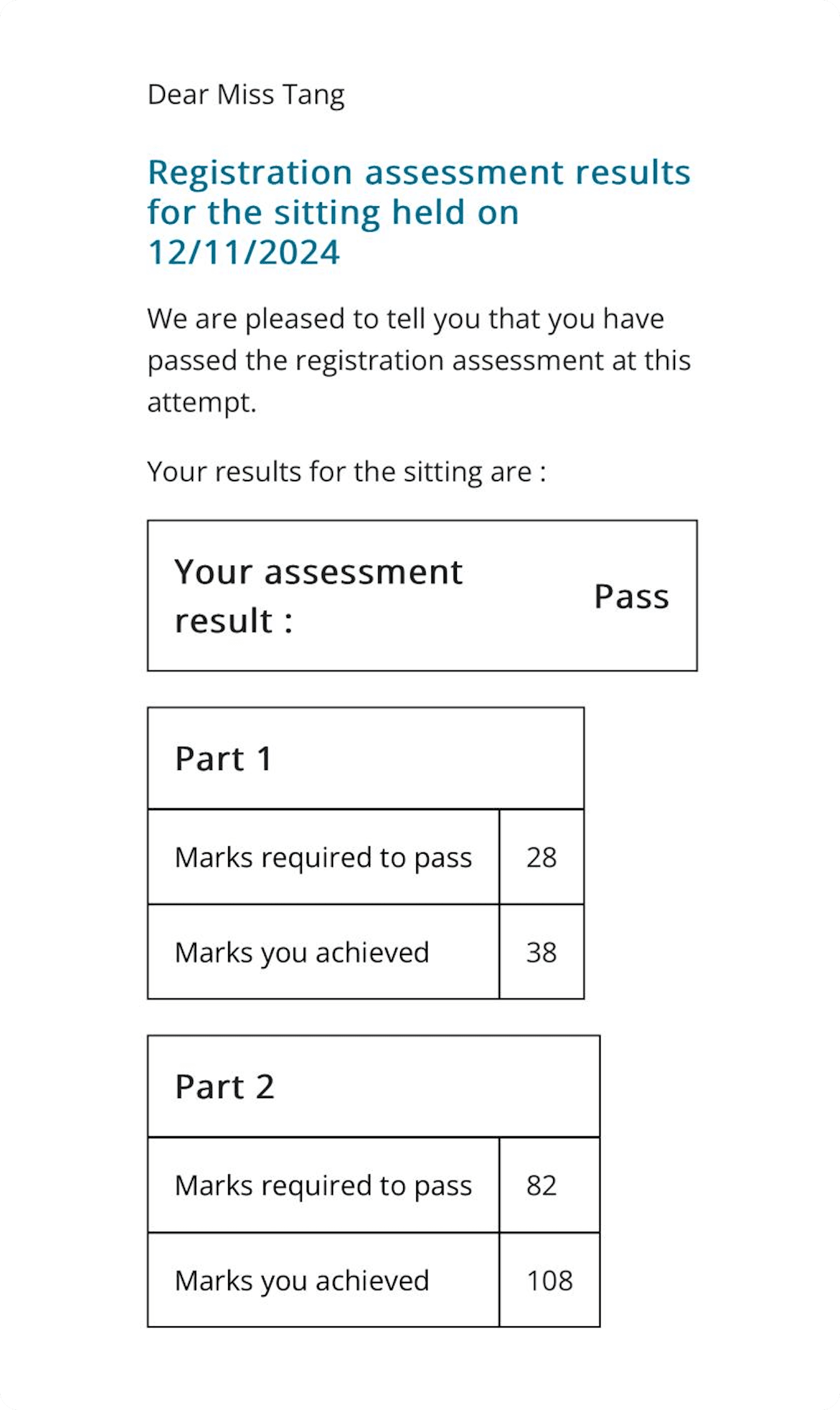 GPhC Exam Results